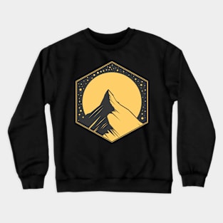 My Mountains and Hiking Art Crewneck Sweatshirt